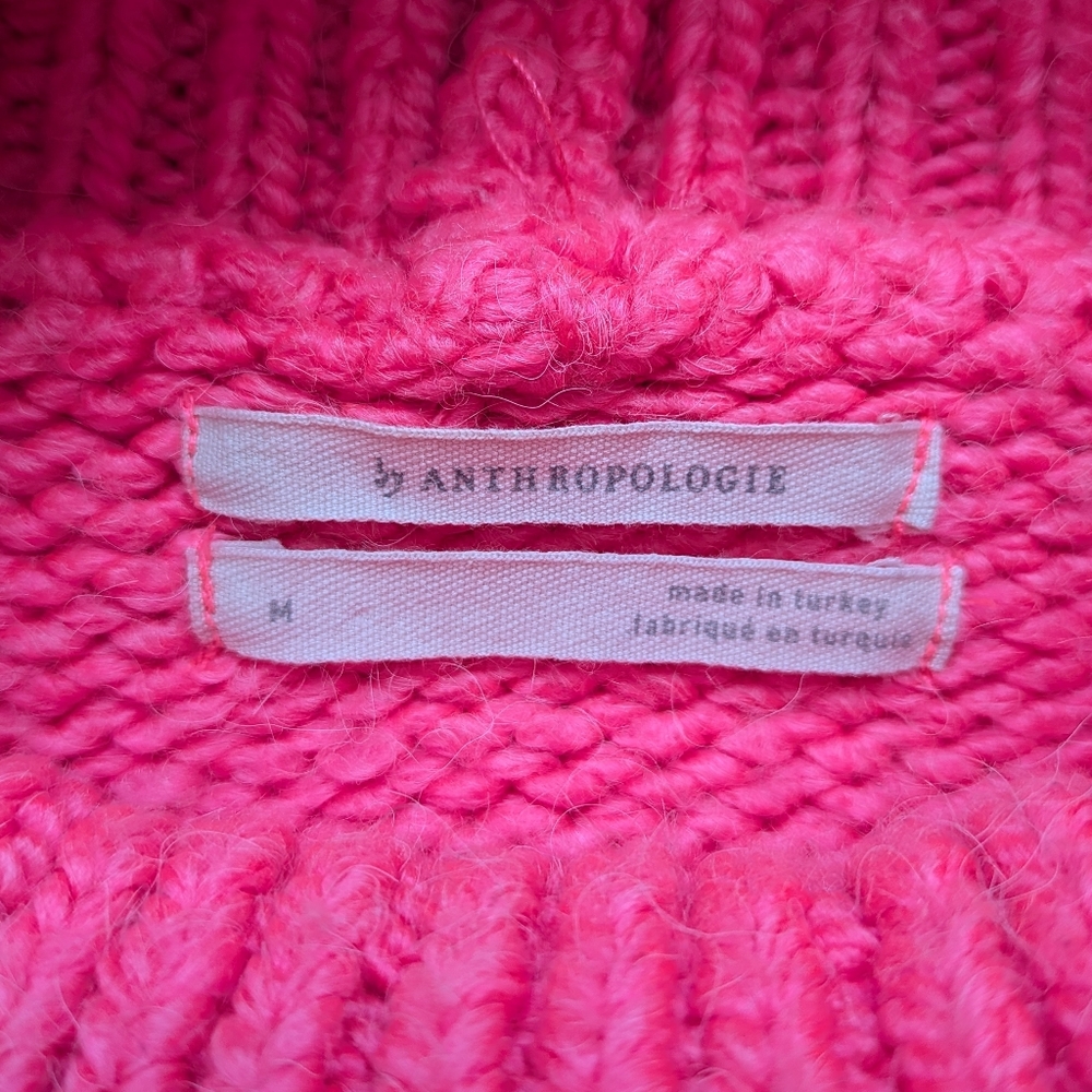 Anthropologie Turtleneck Cable-Knit Sweater - Picture 7 of 8
